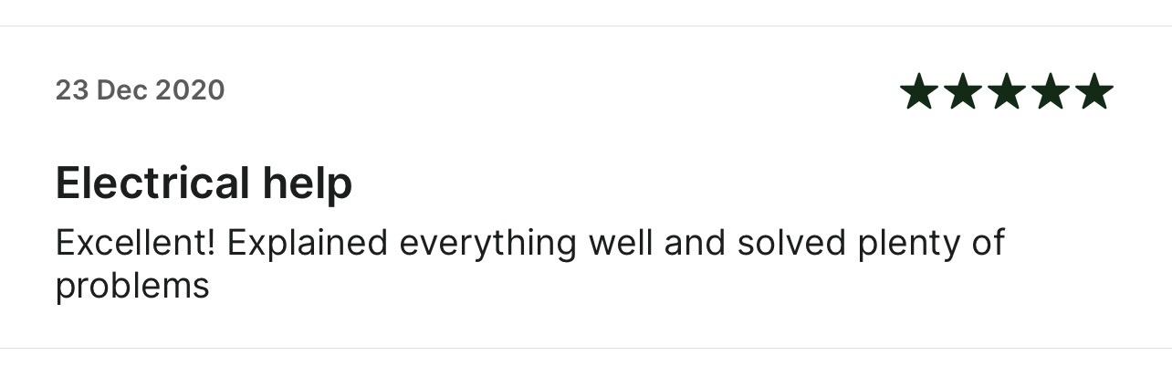 5-stele recenzie Taskrabbit: Excelent! A explicat totul clar și a rezolvat multe probleme.